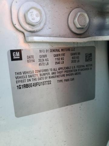 1G1RB6E49FU107722 Chevrolet luu - ffv, e-flex, fam 0