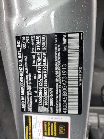 4JGDA5JB0GA731913 Mercedes-Benz GLE 350