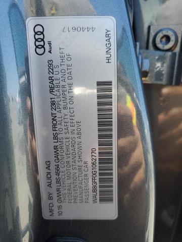 WAUB8GFF0G1052770 Audi 2016