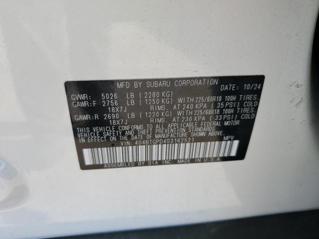 4S4BTGPD4S3162521 Subaru u4