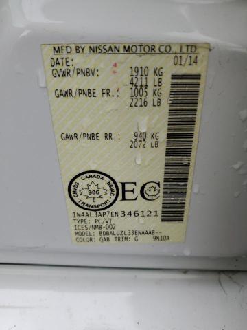 1N4AL3AP7EN346121 Nissan Altima