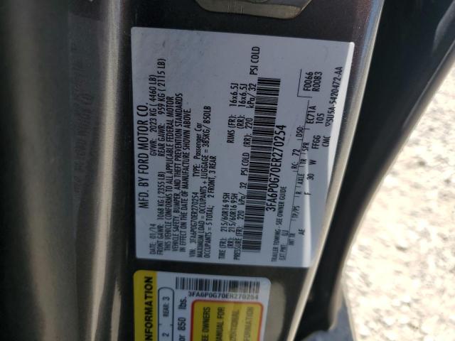 3FA6P0G70ER270254 Ford 2014
