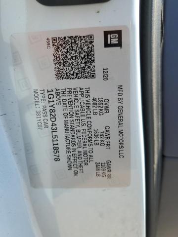 1G1Y82D43L5118578 Chevrolet lt2