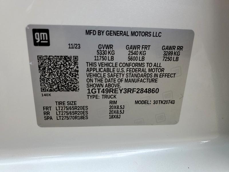1GT49REY3RF284860 GMC SIERRA K25