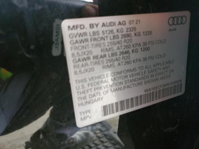 WA1EECF36N1006908 Audi 45 tfsi