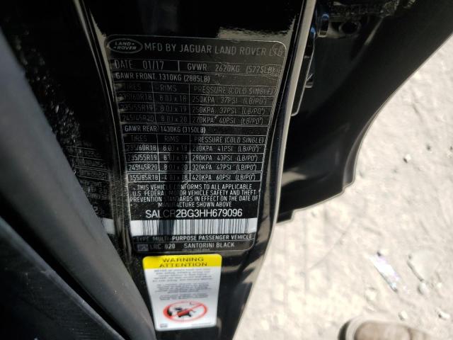 SALCR2BG3HH679096 Land Rover gtdi lev3 sulev30