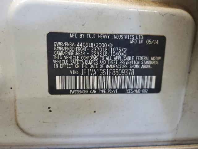 JF1VA1G61F8809378 Subaru WRX LIMITE