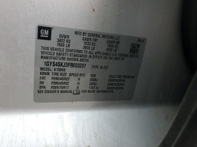 1GYS4SKJ3FR693207 Cadillac ESCALADE E