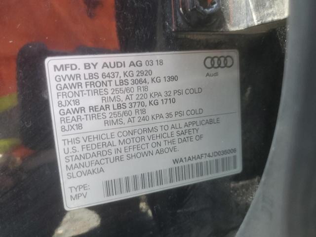 WA1AHAF74JD035006 Audi 2018