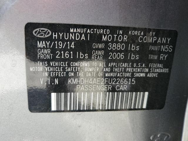 KMHDH4AE2FU226615 Hyundai dohc mpi nu