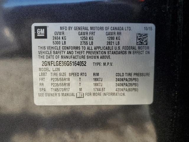 2GNFLGE36G6164052 Chevrolet lfx - sidi, vvt, e85 max, aluminum