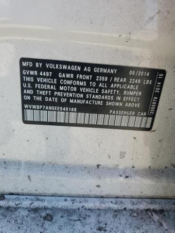 WVWBP7AN5EE540168 Volkswagen 2014