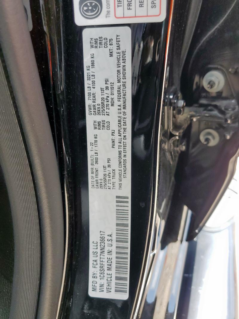 1C6SRFFT7NN236617 RAM 1500 Big H