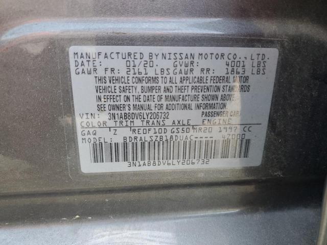 3N1AB8DV6LY206732 Nissan SENTRA SR