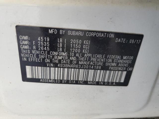 4S3BNAR63J3014188 Subaru u5
