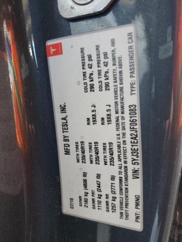 5YJ3E1EA2JF061083 Tesla 2018