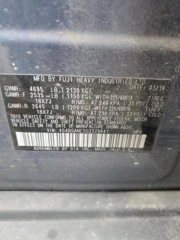 4S4BSANC2G3279841 Subaru 2.5l u5