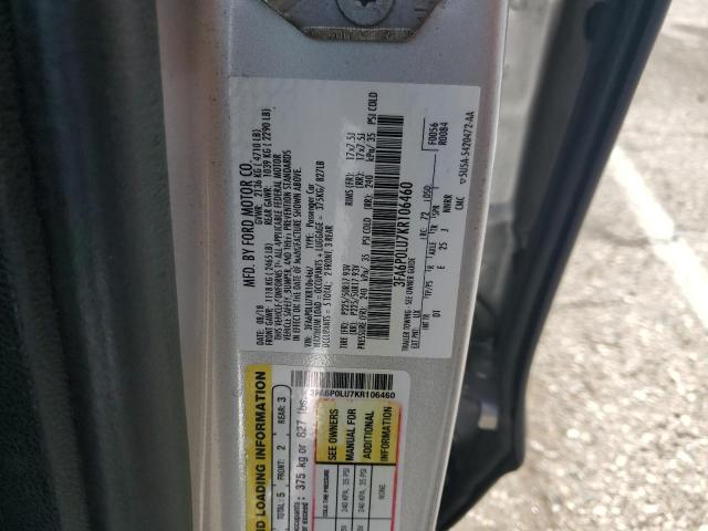 3FA6P0LU7KR106460 Ford FUSION SE