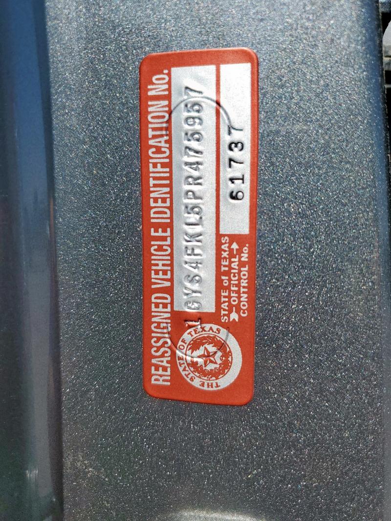 1GYS4FKL5PR475957 Cadillac Escalade S
