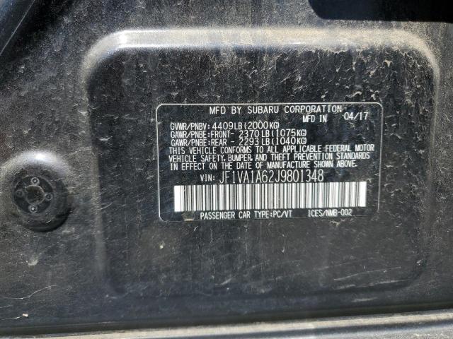 JF1VA1A62J9801348 Subaru WRX