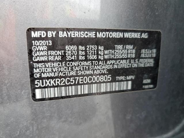 5UXKR2C57E0C00805 BMW X5 SDRIVE3
