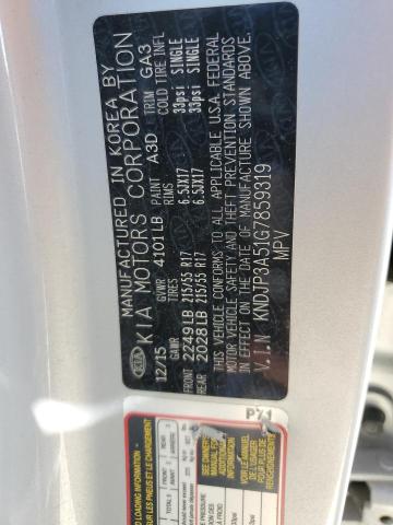 KNDJP3A51G7859319 KIA dohc gdi nu
