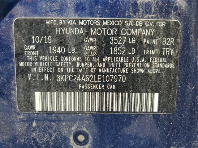 3KPC24A62LE107970 Hyundai ACCENT SE