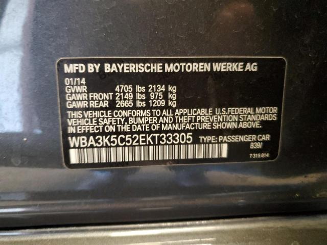 WBA3K5C52EKT33305 BMW 2014