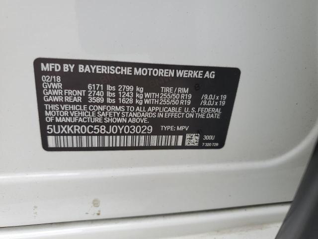 5UXKR0C58J0Y03029 BMW X5