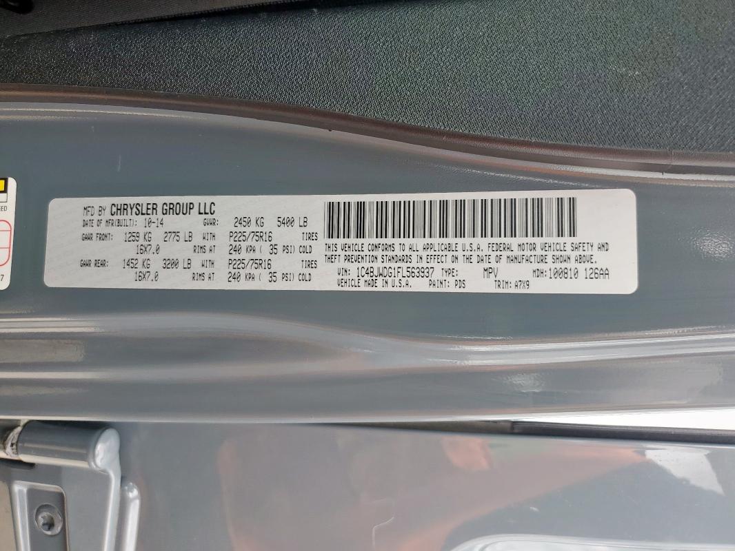 1C4BJWDG1FL563937 Jeep WRANGLER U