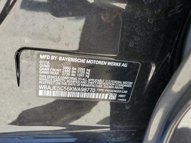 WBAJE5C56KWA98770 BMW 540 I