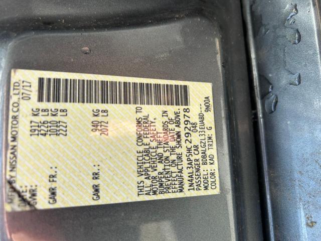 1N4AL3AP5HC292978 Nissan ALTIMA 2.5