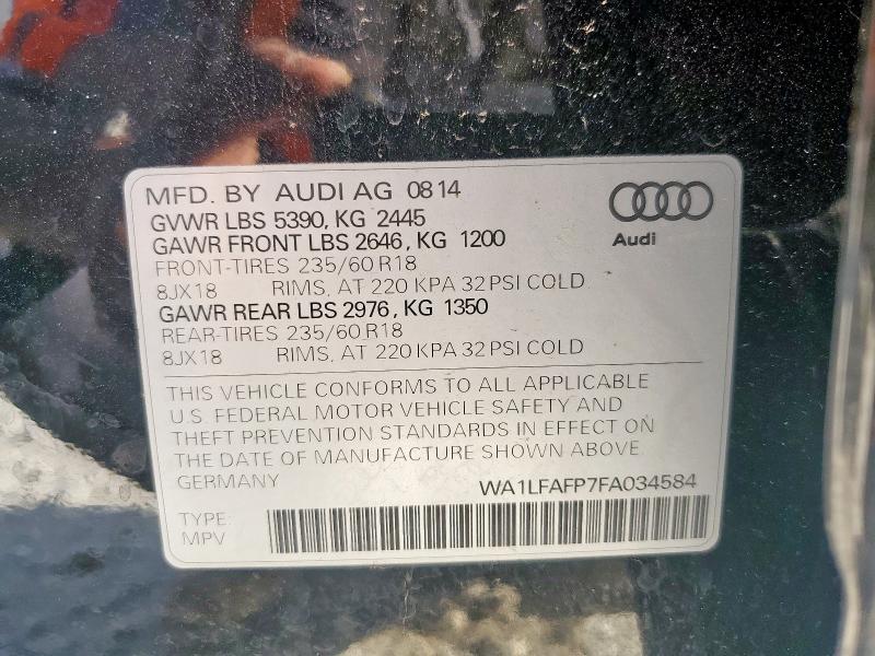 WA1LFAFP7FA034584 Audi flex fuel capable engine