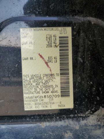1N4AB7AP5EN850709 Nissan Sentra