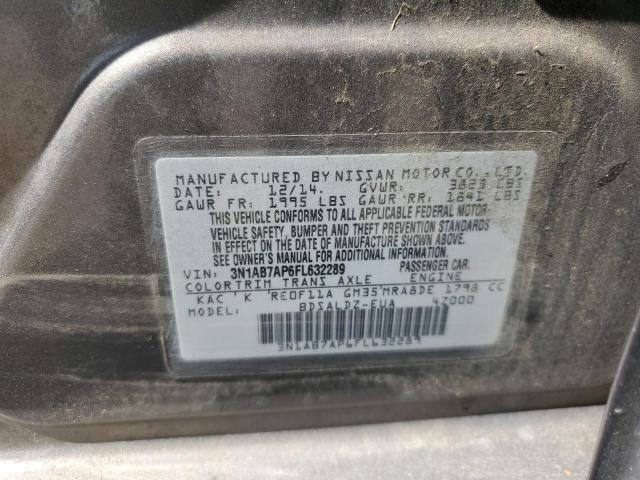 3N1AB7AP6FL632289 Nissan 2015