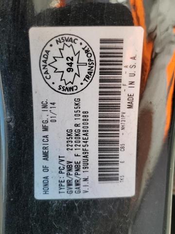 19UUA9F54EA800888 Acura j37a4