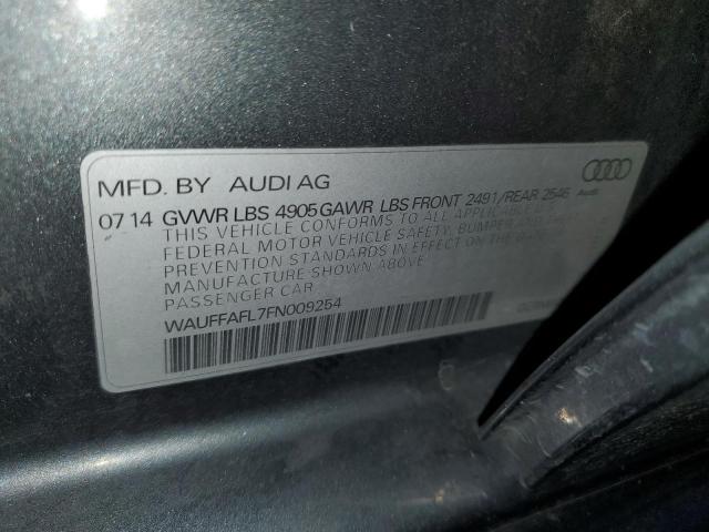 WAUFFAFL7FN009254 Audi flex fuel capable engine