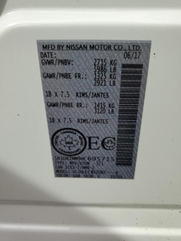 5N1DR2MM9HC695715 Nissan Pathfinder