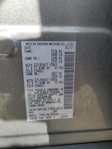 5N1AT2MT1HC780365 Nissan Rogue