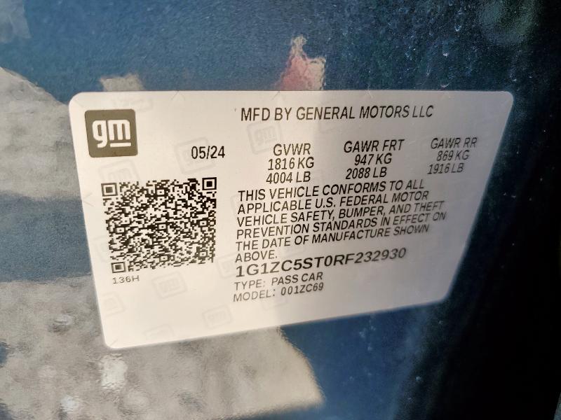 1G1ZC5ST0RF232930 Chevrolet MALIBU LS