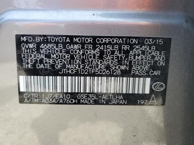 JTHCF1D21F5026128 Lexus 4gr-fse