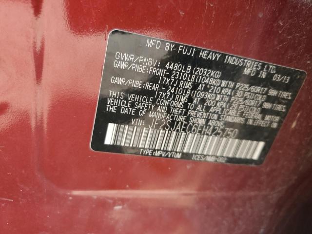 JF2SJAEC6EH425750 Subaru 2.5na u5