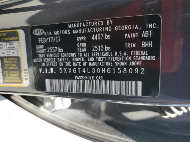 5XXGT4L30HG158092 KIA g 2.4 dohc gdi