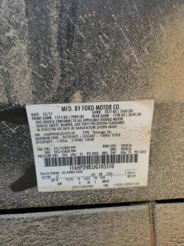 1FAHP2H85JG105510 Ford TAURUS SEL