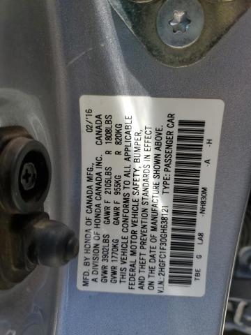 2HGFC1F30GH638121 Honda l15b7