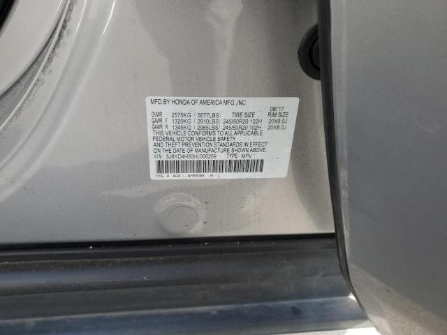 5J8YD4H50HL006259 Acura j35y5