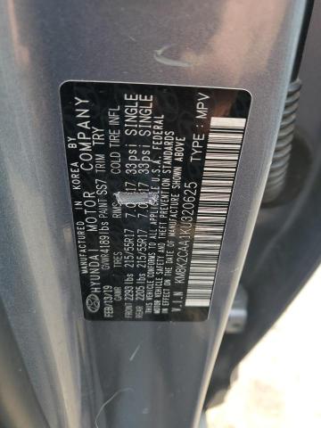 KM8K2CAA1KU320625 Hyundai Kona Sel
