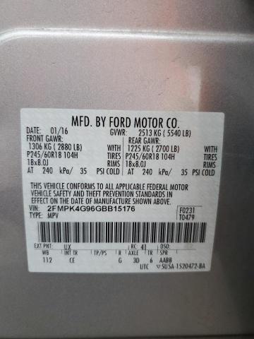 2FMPK4G96GBB15176 Ford Edge