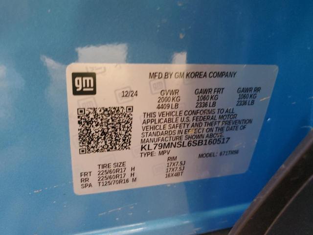 KL79MNSL6SB160517 Chevrolet TRAILBLAZE
