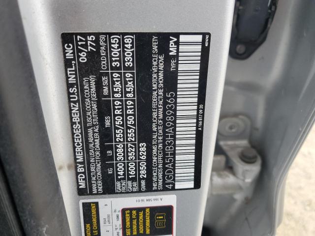 4JGDA5HB3HA989365 Mercedes-Benz m276